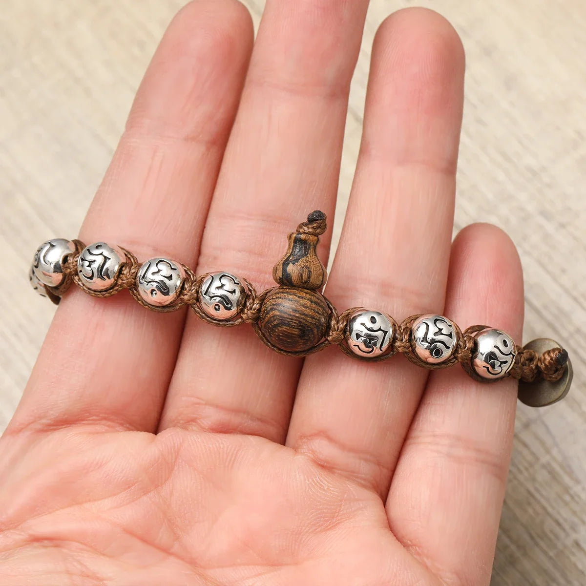 Pulsera Calabaza · Cuentas y Símbolos