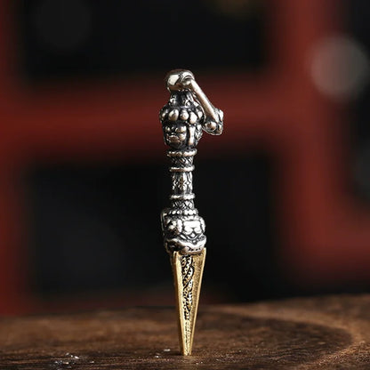 Pingente de prata esterlina 925 genuína, joias de luxo Vajra 2026, tendência personalizada, colares e pingentes personalizados para homens e mulheres P75