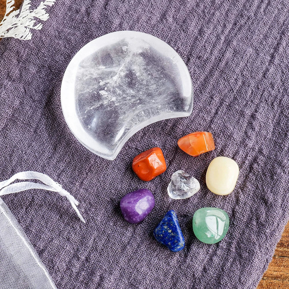 Set Luna Mineral · Piedras y Cuenco