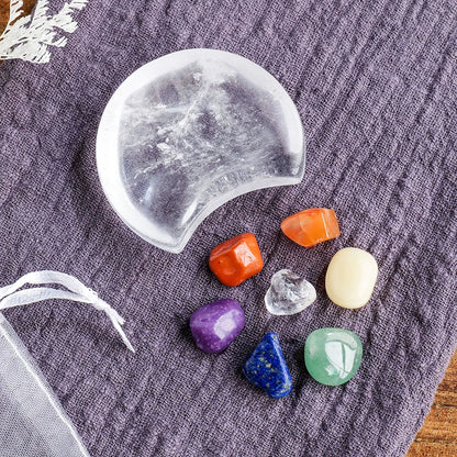 Set Luna Mineral · Piedras y Cuenco