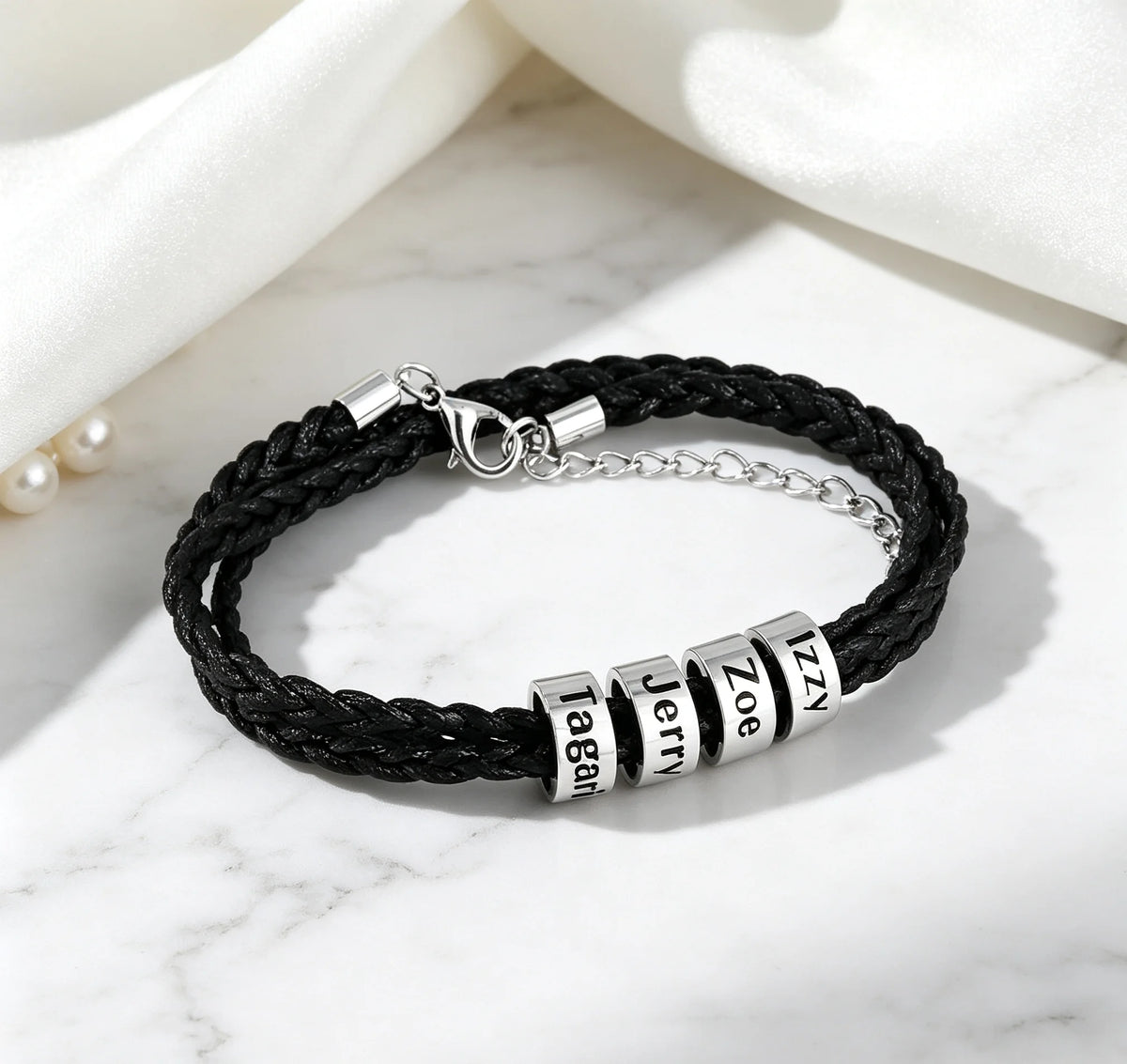 Pulsera Vínculos · Trenza con Nombres