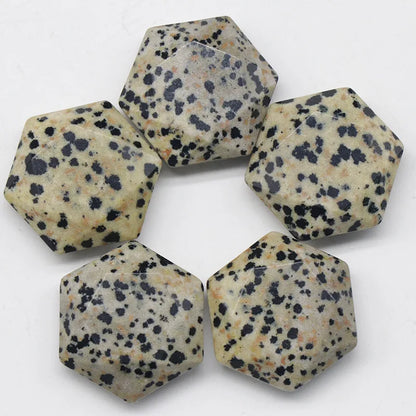 Conjunto de 10 estrellas de piedra tallada