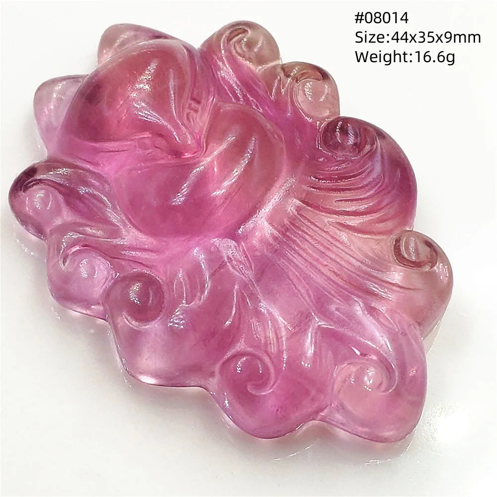 Colgante de fluorita en forma de zorro