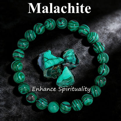 Pulsera Medianoche · Cuentas Pulidas