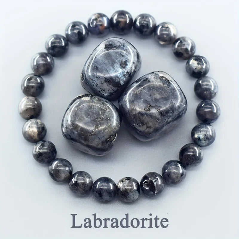 Pulsera Mareas · Cuentas de Piedra