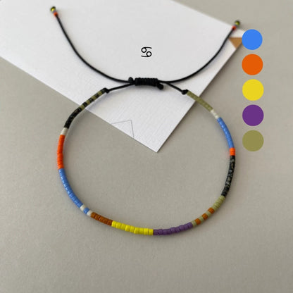 Pulsera Órbita · Abalorios del Zodiaco