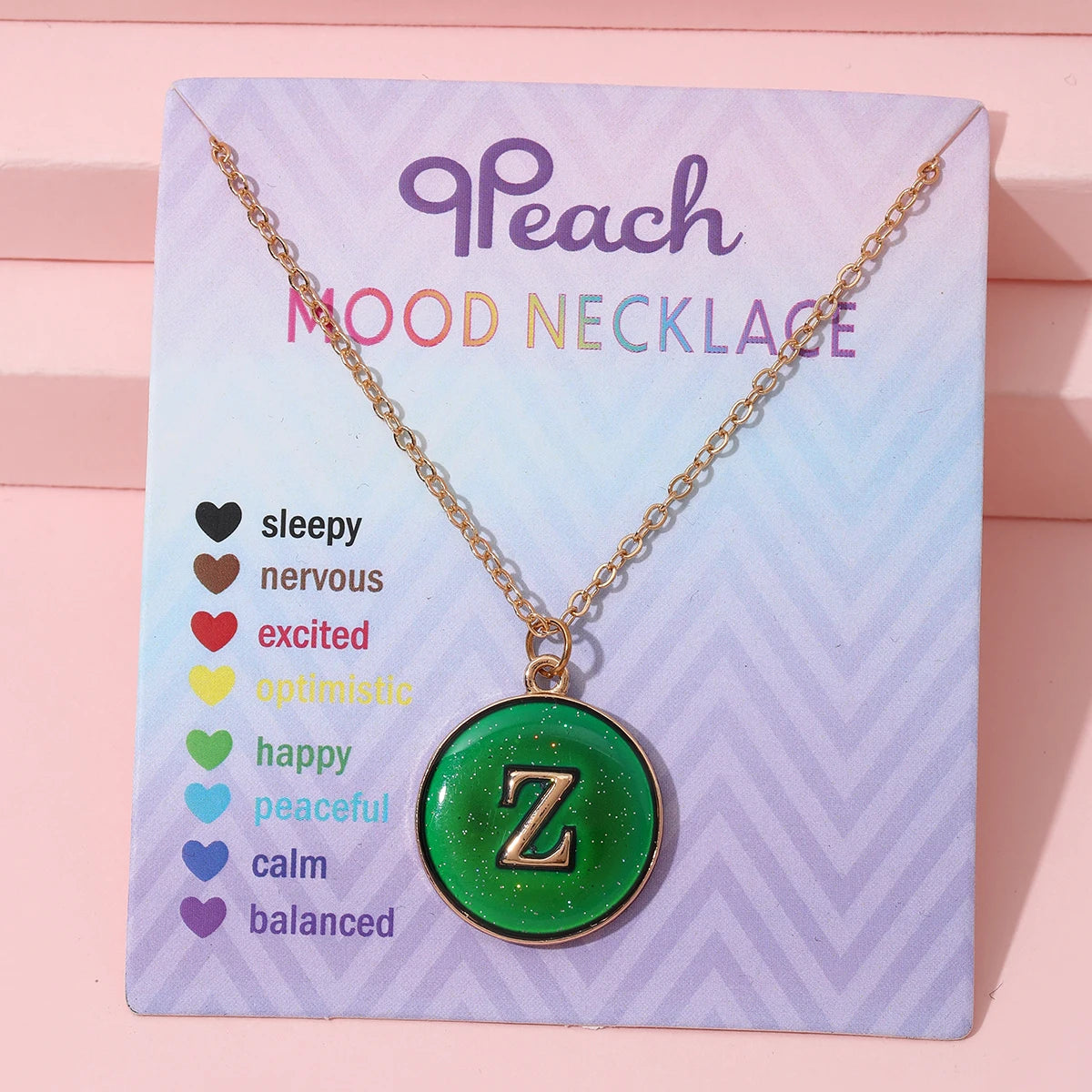 Collar de inicial termocrómica