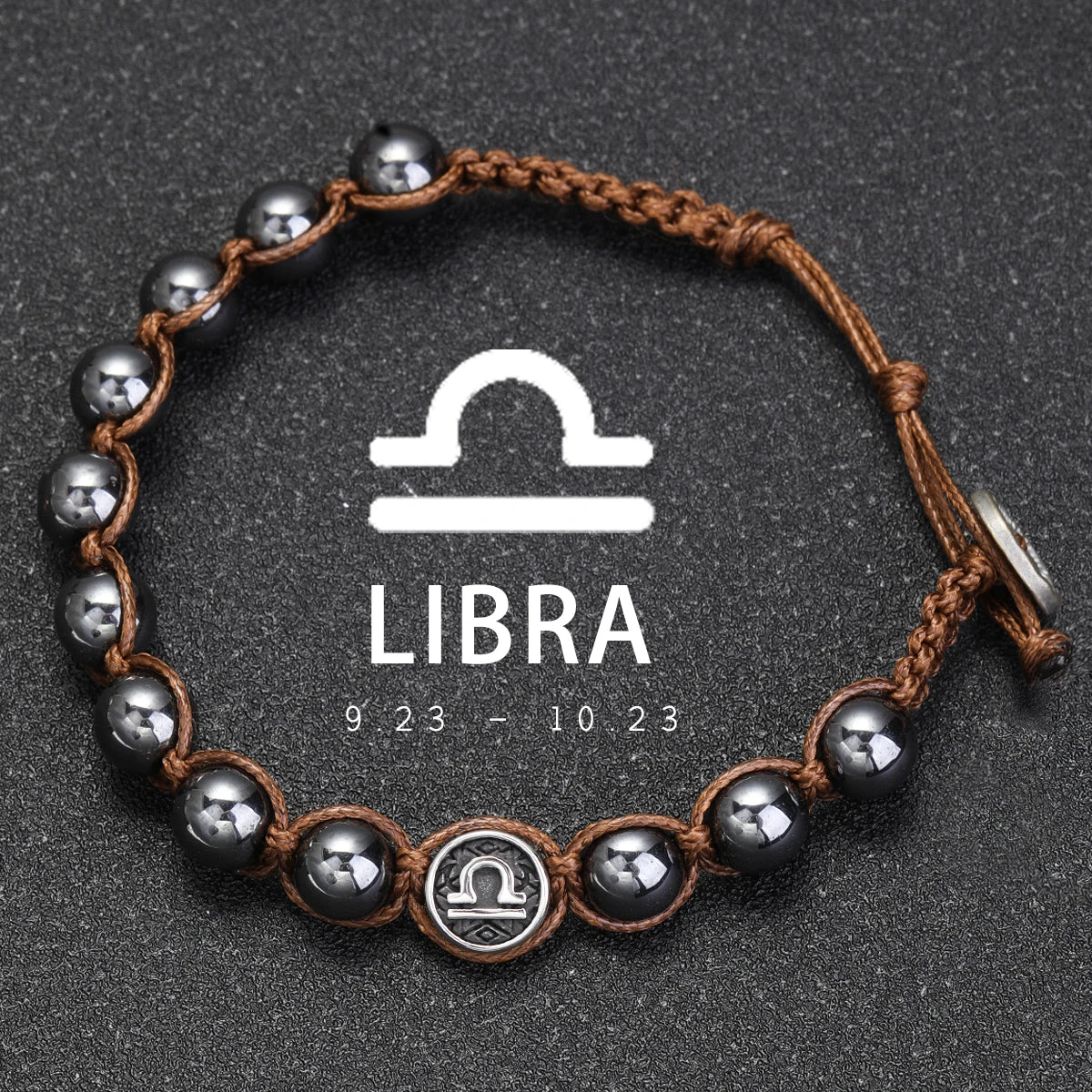 Pulsera Sideral · Signos y Hematita