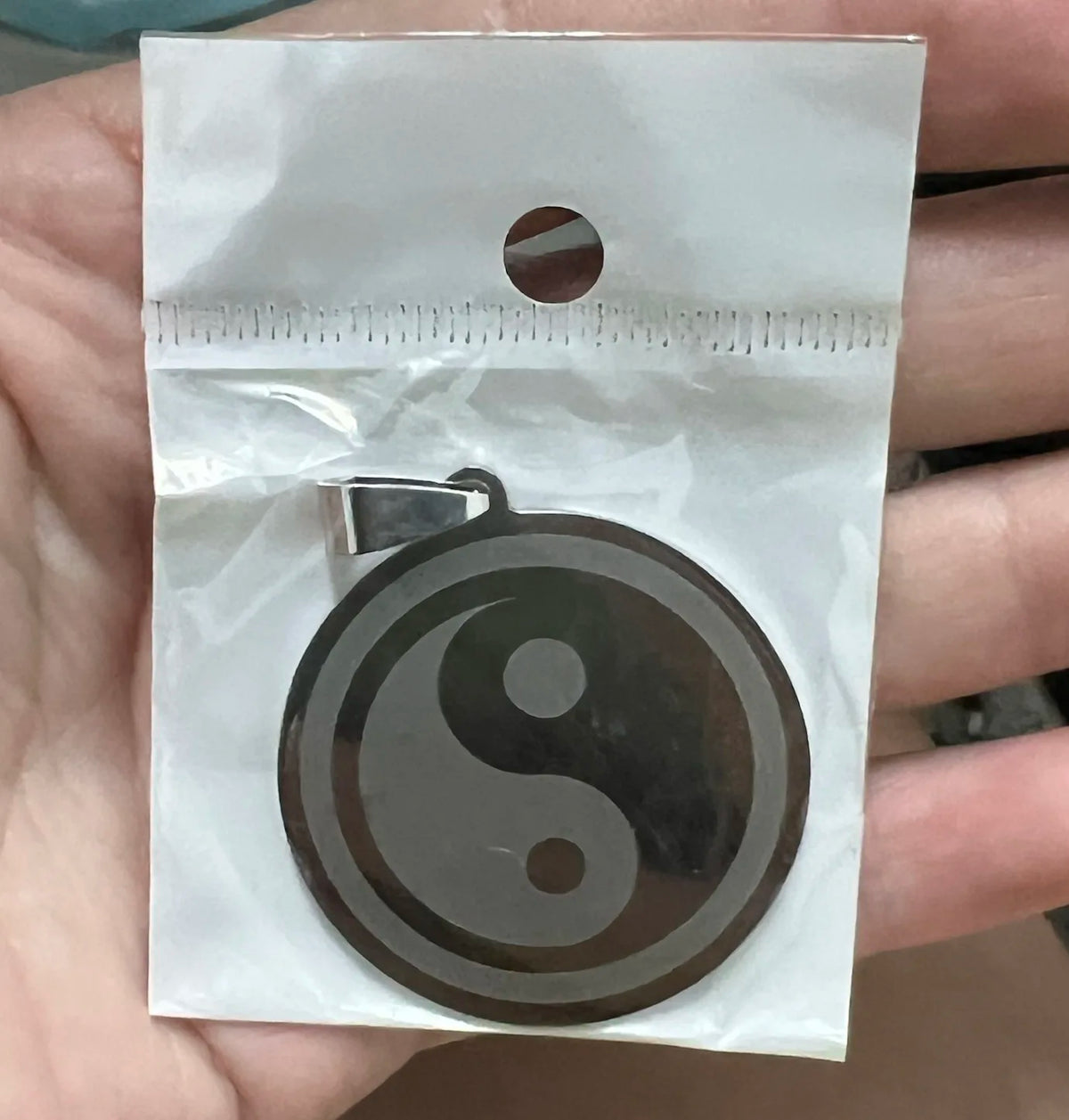 1 peça retro tai chi yin-yang bagua logotipo pingente colar para homens e mulheres casal presente acessório