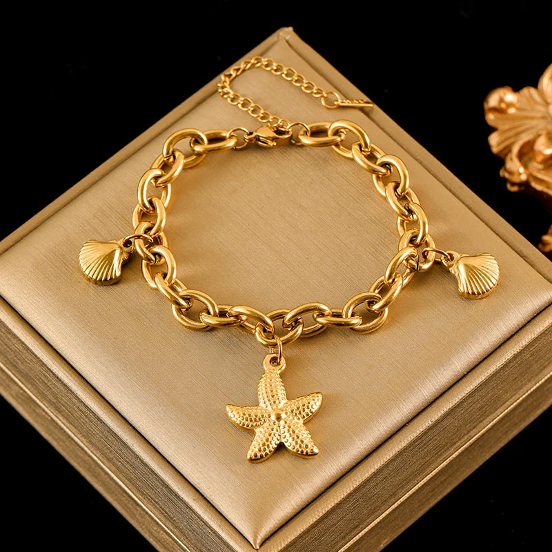 Pulsera Cielo Dorado · Dijes Celestes