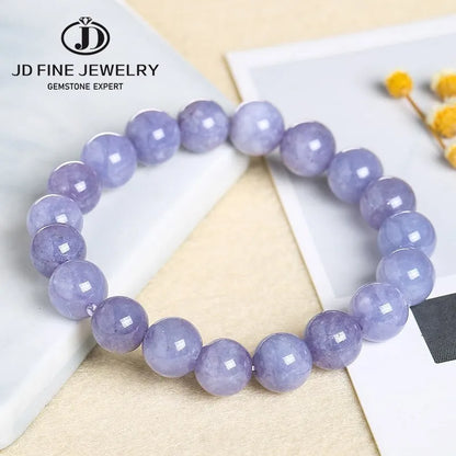 Pulsera de aguamarina y calcedonia