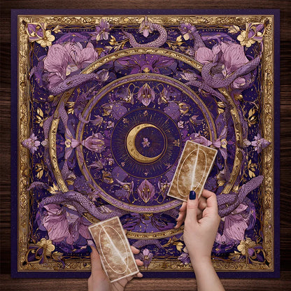 Mantel Santuario Violeta · Motivos Místicos