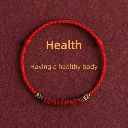 Moda simples sorte nó corda vermelha pulseiras para mulheres homens artesanal corda ajustável pulseira amizade amuleto jóias presente