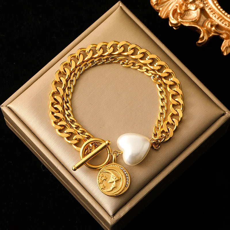 Pulsera Cielo Dorado · Dijes Celestes