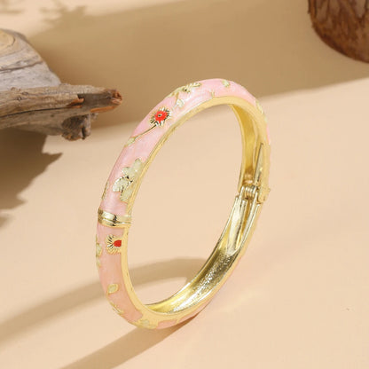 Brazalete Jardín · Estilo Cloisonné