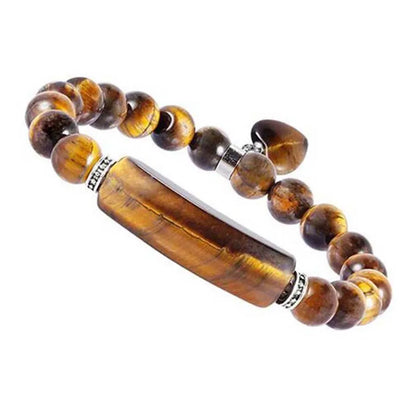 Fluorita Natural Rosa Cristal Quartzo Pulseira, Reiki Dangle, Contas Redondas, Pulseiras de Pedra, Coração do Amor, Jóias para Mulheres, Meninas, Homens