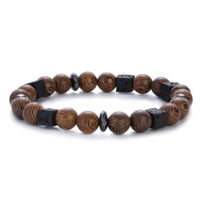 Pulsera Om · Cuentas y Colgante