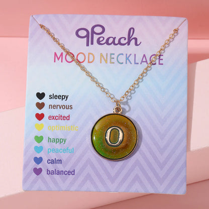 Collar de inicial termocrómica