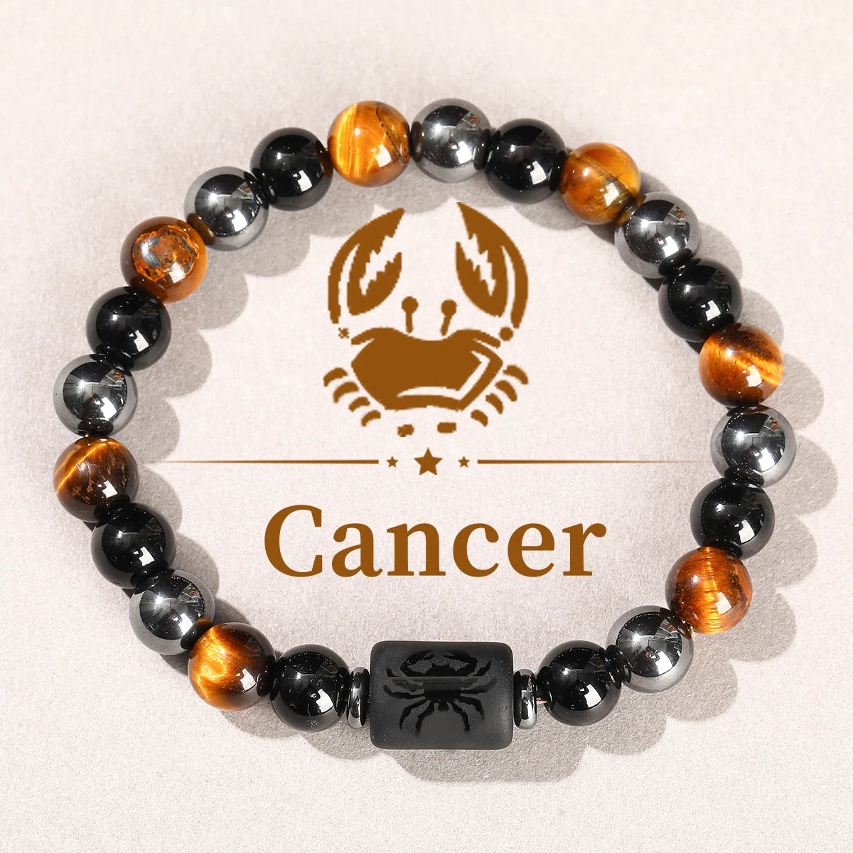 Jd signo do zodíaco pulseira homme 12 constelação pedra natural pulseiras gemini virgem leo libra pulseira feminino masculino amizade presente