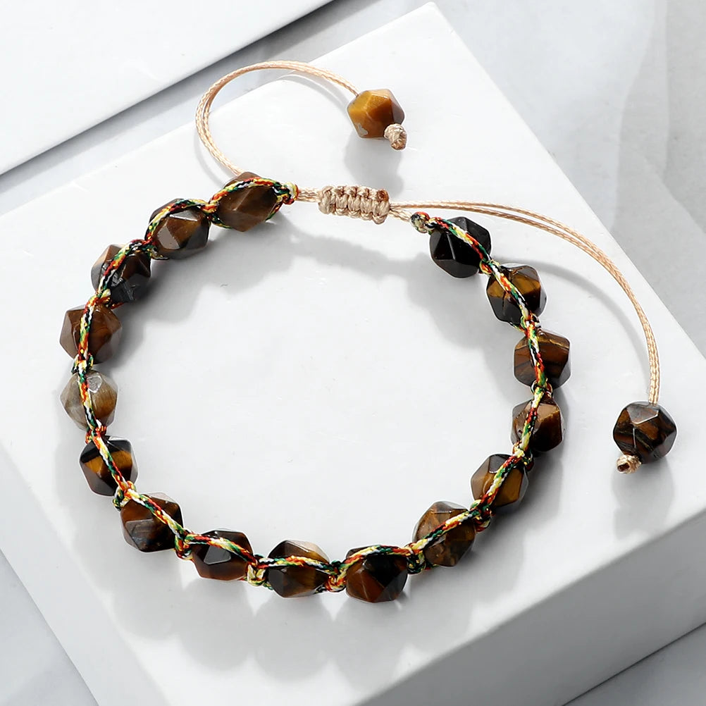 Pulsera Trama · Cuentas Bohemias