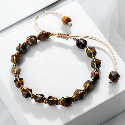 Pulsera Trama · Cuentas Bohemias