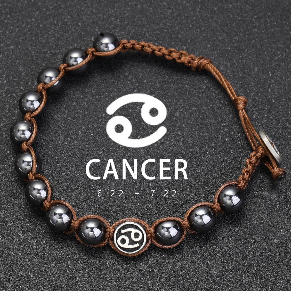 Pulsera Sideral · Signos y Hematita