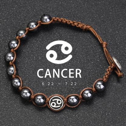 Pulsera Sideral · Signos y Hematita