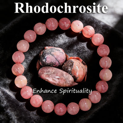 Pulsera Medianoche · Cuentas Pulidas