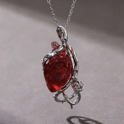 Collar Rosa de Espinas · Corazón