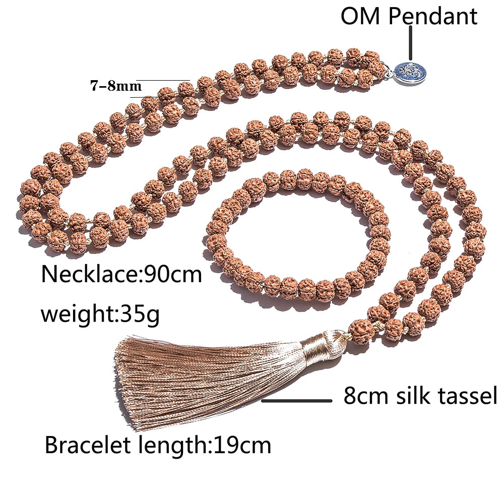 Japamala Rudraksha · 108 Cuentas