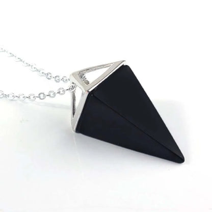 Colgante de punta de cristal