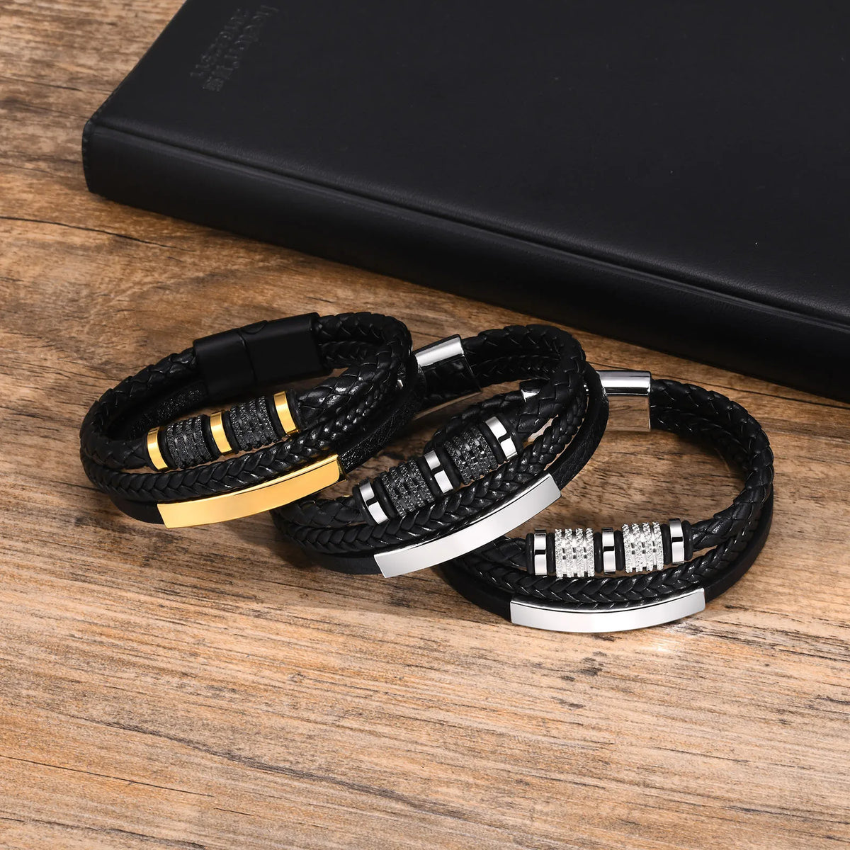 Pulsera Nudo Triple · Trenzado Personalizable