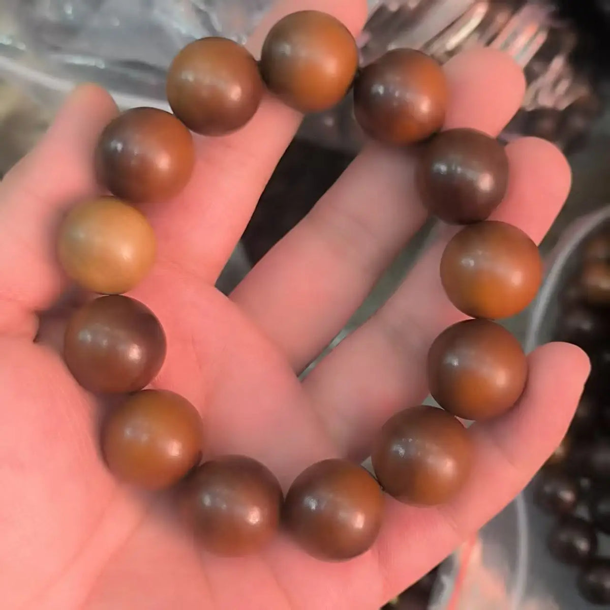 Pulsera de madera de azufaifo