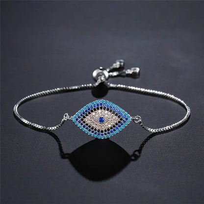 Mafisar 2026 Pulseira Olho Grego Turca Dourada da Moda Ajustável com Zircônias AAA Cravejadas Joia Feminina para Festas e Presentes