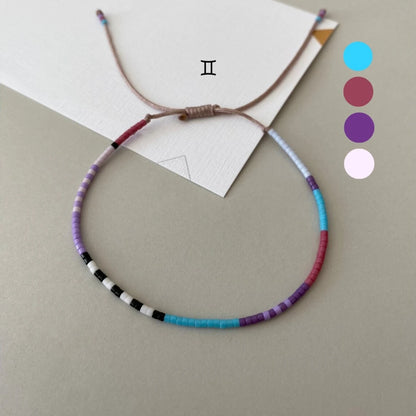 Pulsera Órbita · Abalorios del Zodiaco