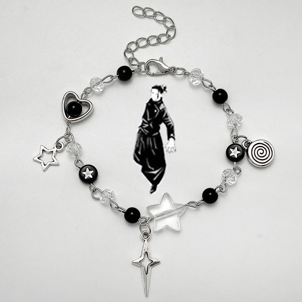 Pulsera Trenza Dual · Dije Decorativo