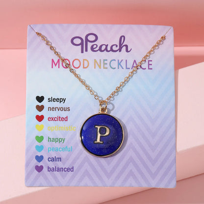 Collar de inicial termocrómica