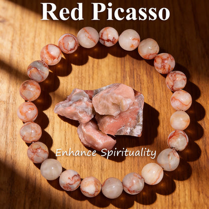 Pulsera Medianoche · Cuentas Pulidas