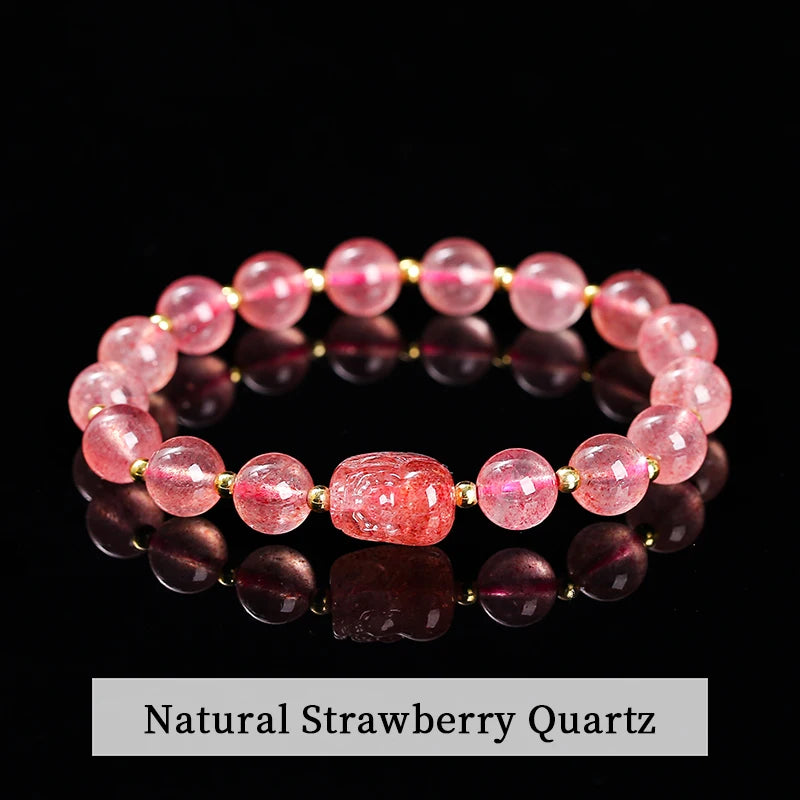 Pulsera Pixiu de amatista y piedra lunar