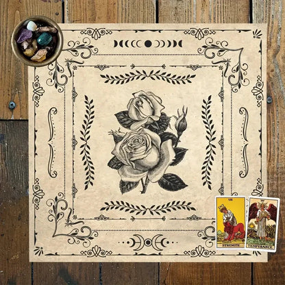 Mantel Metamorfosis · Mariposa y Luna
