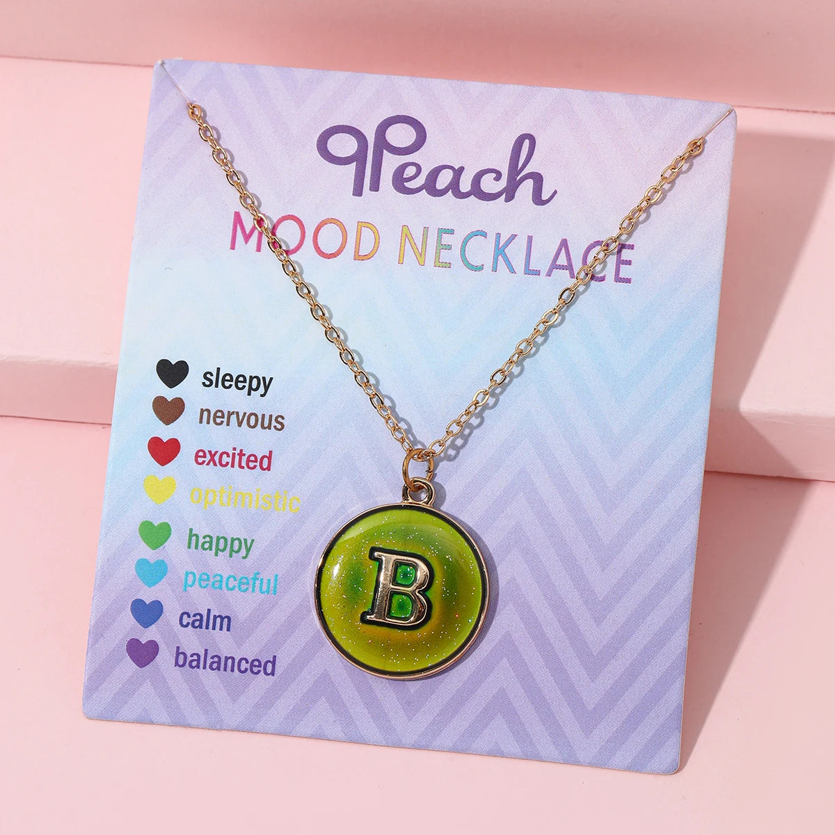 Collar de inicial termocrómica