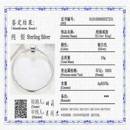 Pulsera Órbita Plata · Base para Abalorios