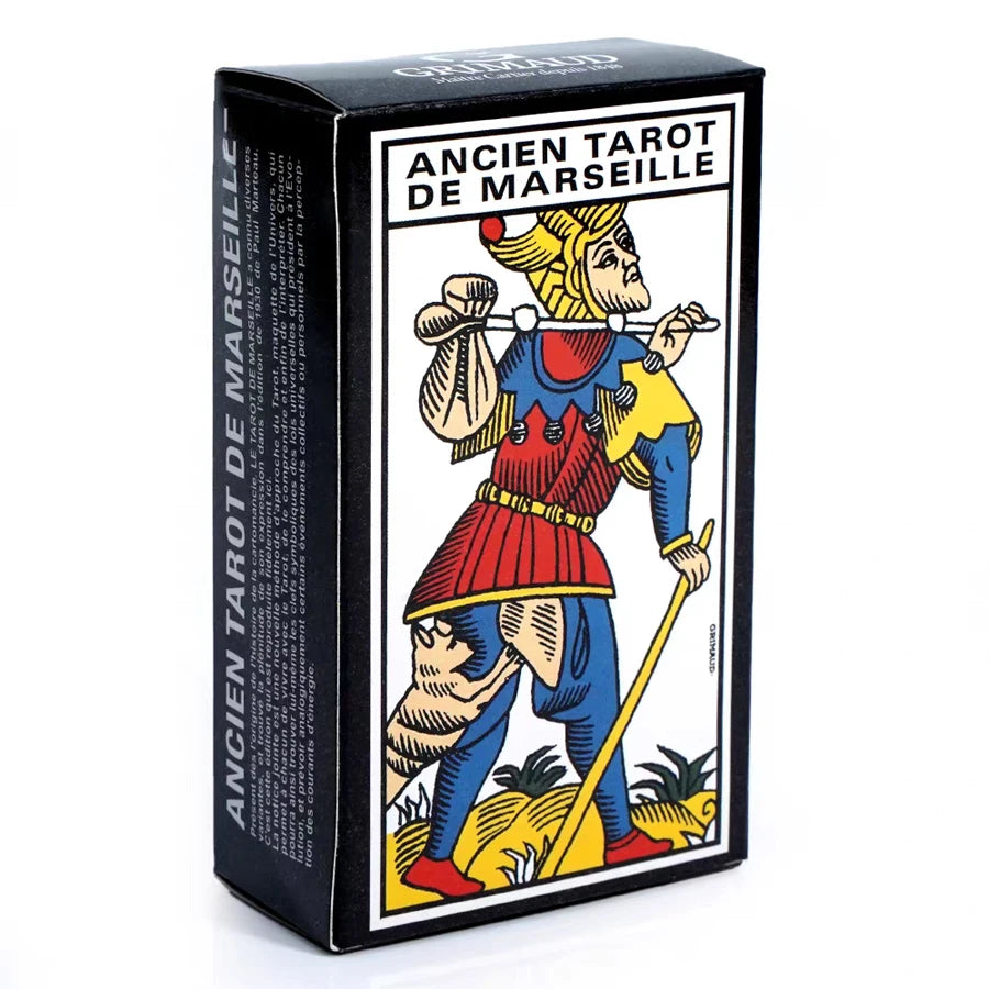 Tarot de Marsella: Baraja Clásica. Diseño y acabado de la pieza mostrada.