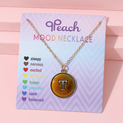 Collar de inicial termocrómica