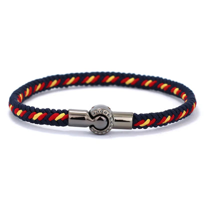 Pulsera Ruta Trenzada · Cierre Circular
