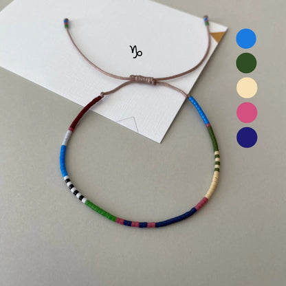 Pulsera Órbita · Abalorios del Zodiaco