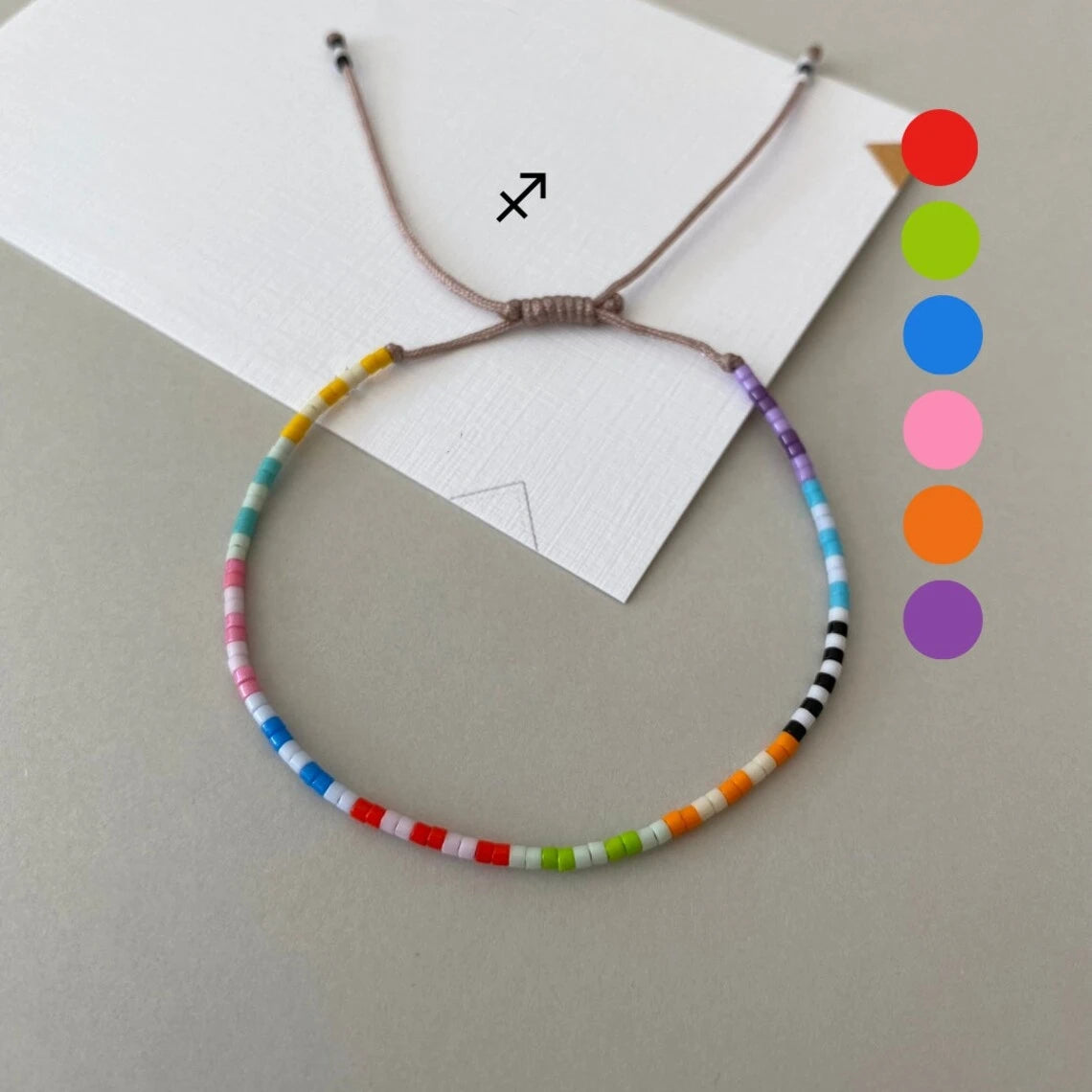 Pulsera Órbita · Abalorios del Zodiaco