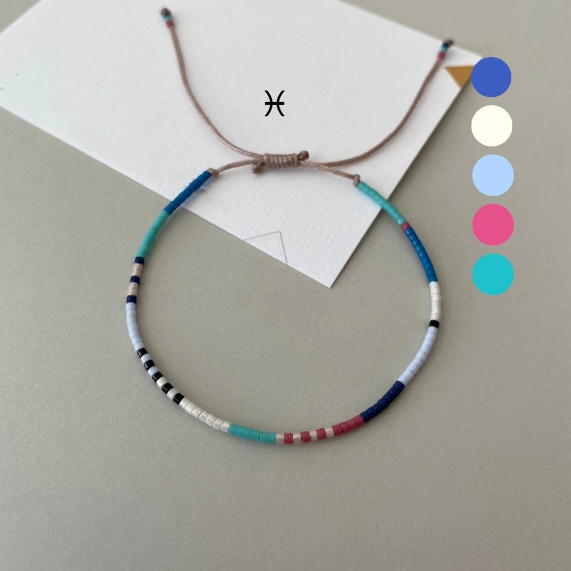 Pulsera Órbita · Abalorios del Zodiaco