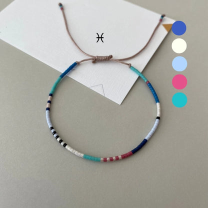 Pulsera Órbita · Abalorios del Zodiaco