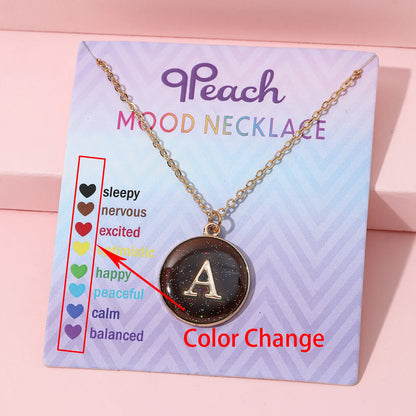 Collar de inicial termocrómica